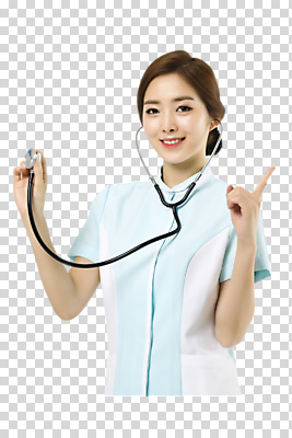 편집이미지 여자 의학 청진기 한명 서기 미소 들기 손짓 상반신 20대 성인 앞모습 한국인 간호사 가리킴 PNG 성인여자한명만 편집소스 1 뷰포인트 의료기기 모션 표정 사람 동양인 청년 의료진 여자한명만 성인여자만 파일형식