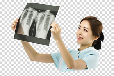 편집이미지 응시 여자 의학 엑스레이 한명 서기 미소 들기 상반신 20대 성인 옆모습 한국인 간호사 PNG 성인여자한명만 편집소스 1 시선 뷰포인트 모션 표정 사람 동양인 청년 의료진 여자한명만 성인여자만 파일형식