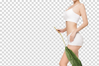 편집이미지 여자 몸매관리 나뭇잎 한명 서기 상반신 성인 옆모습 뷰티 PNG 의료성형뷰티 성인여자한명만 편집소스 1 뷰포인트 잎 다이어트 모션 사람 여자한명만 성인여자만 파일형식