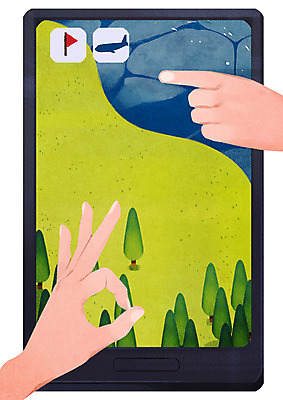 PSD 손 바다 일러스트 비행기 함께함 손짓 초원 신체부위 스마트폰 도착지 어플리케이션 OK 숲 국내일러스트 컨셉 항공교통 모션 대중교통 사람 핸드폰 스마트기기 행선지 파일형식