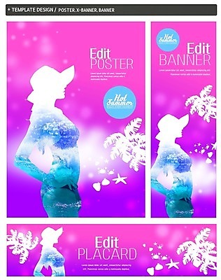 PSD 모자 배너 배너템플릿 여자 가로배너 실루엣 ZIP 포스터 세로배너 여행 허리손 조개 불가사리 한명 상반신 성인 옆모습 여름 여름휴가 바캉스 세트 비키니 야자수 현수막 나무 템플릿 1 잡화 계절 수영복 뷰포인트 포즈 휴가 어패류 극피동물 촬영기법 사람 가로 세로 파일형식 여름_계절