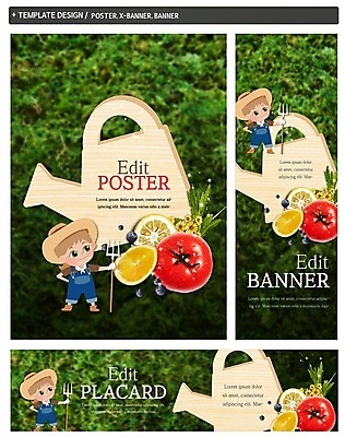 PSD 배너 배너템플릿 여자 가로배너 ZIP 포스터 세로배너 토마토 오렌지 과일 한명 세트 물뿌리개 현수막 농부 농기구 레몬 유기농 블루베리 템플릿 직업 1 웰빙 농업 채소 사람 가로 세로 파일형식