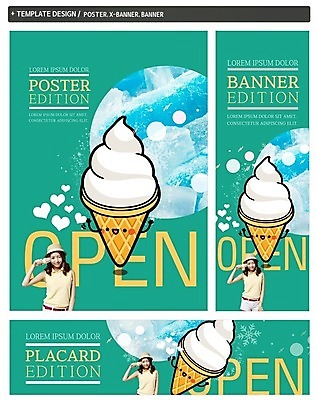 PSD 배너 배너템플릿 여자 가로배너 ZIP 포스터 세로배너 한명 상반신 20대 성인 세트 얼음 한국인 현수막 하트 오픈 아이스크림콘 성인여자한명만 자연요소 모양 템플릿 1 사람 동양인 청년 가로 세로 콘 여자한명만 성인여자만 파일형식