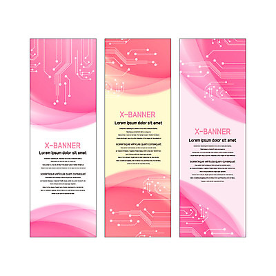 템플릿 배너 배너템플릿 세로배너 선 분홍색 곡선 그래픽백그라운드 사각프레임 사람없음 그래픽 현수막 점 전자회로 배너세트 엑스배너 AI파일 컬러 백그라운드 프레임 세로 세트 사각형 회로판 파일형식 벡터