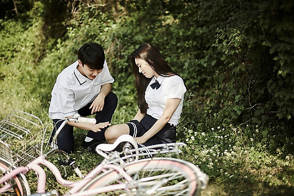 포토 JPG 주간 학생 커플 응시 공원 여자 남자 교복 데이트 미소 앉기 잔디 상반신 20대 성인 야외 두명 앞모습 옆모습 아웃포커스 자전거 한국인 넘어짐 국내포토 자연요소 식물 시선 옷 공공시설 뷰포인트 관계 모션 촬영기법 표정 사람 동양인 청년 바이크 파일형식