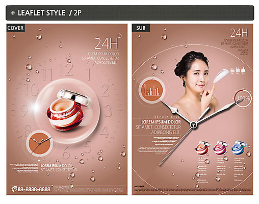 템플릿 여자 ZIP 포스터 시계 한명 미소 팜플렛 20대 성인 뷰티 화장품 한국인 물방울 전단템플릿 전단 수분크림 의료성형뷰티 성인여자한명만 인디자인 INDD 이미지템플릿 1 표정 사람 동양인 청년 홍보물 여자한명만 성인여자만 파일형식
