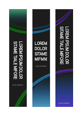 템플릿 배너템플릿 세로배너 곡선 사각프레임 사람없음 현수막 네온 그라데이션 배너세트 AI파일 배너 선 프레임 세로 세트 사각형 파일형식 벡터