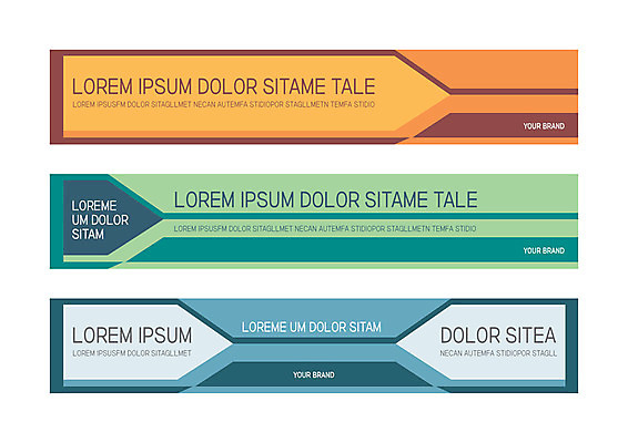 도형 템플릿 배너템플릿 가로배너 선 사각프레임 사람없음 현수막 오각형 배너세트 AI파일 배너 프레임 가로 세트 사각형 파일형식 벡터