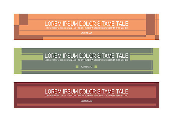 도형 템플릿 배너템플릿 가로배너 선 사각프레임 사람없음 사각형 현수막 배너세트 AI파일 배너 프레임 가로 세트 파일형식 벡터