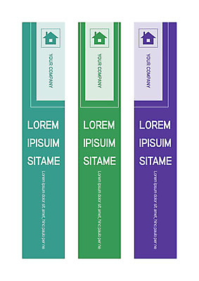 도형 템플릿 배너템플릿 세로배너 주택 사각프레임 사람없음 사각형 현수막 배너세트 AI파일 배너 프레임 건물 세로 세트 파일형식 벡터