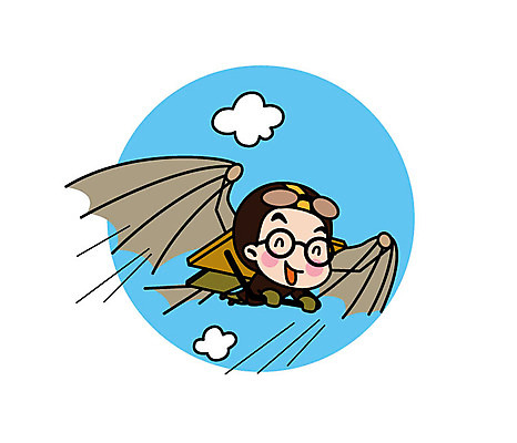 전신 구름 캐릭터 남자 스티커 일러스트 비행기 직업캐릭터 한명 성인 비행 과학자 일러캐릭터 AI파일 자연요소 직업 1 과학 항공교통 대중교통 사람 학자 파일형식 벡터