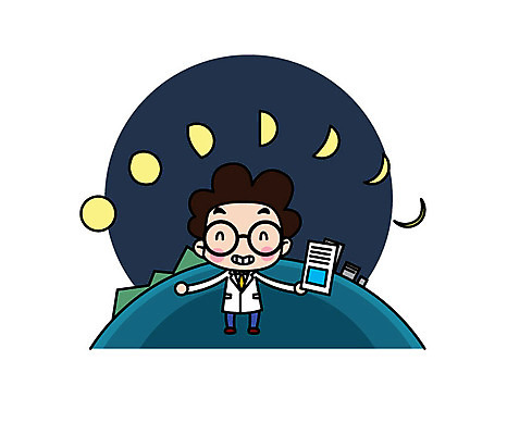 전신 캐릭터 남자 스티커 일러스트 팔벌리기 직업캐릭터 한명 서기 들기 성인 달 변화 과학자 문서 일러캐릭터 AI파일 자연요소 직업 1 과학 컨셉 모션 사람 학자 파일형식 벡터