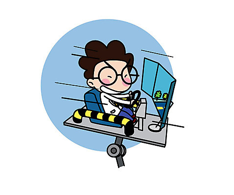 전신 캐릭터 남자 스티커 일러스트 직업캐릭터 한명 앉기 성인 자동차경주 과학자 일러캐릭터 AI파일 직업 1 과학 모션 사람 레이싱 학자 파일형식 벡터