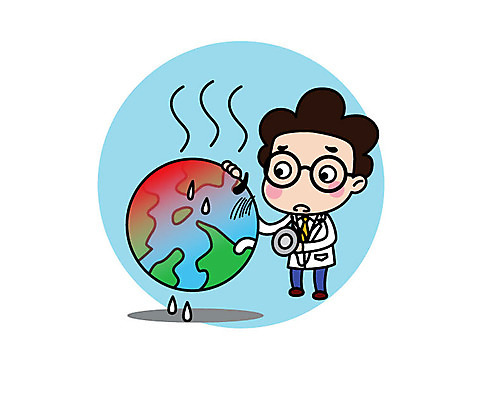 전신 캐릭터 남자 지구 스티커 일러스트 직업캐릭터 한명 서기 성인 진료 과학자 땀 지구온난화 일러캐릭터 AI파일 직업 1 과학 의학 모션 사람 기후변화 학자 파일형식 벡터