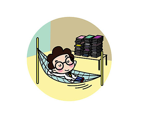 전신 캐릭터 남자 스티커 일러스트 휴식 직업캐릭터 한명 성인 책 눕기 과학자 해먹 일러캐릭터 AI파일 직업 1 과학 컨셉 모션 사람 침대 학자 파일형식 벡터