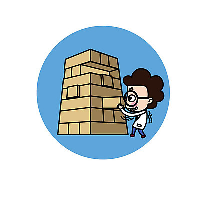 전신 캐릭터 남자 스티커 일러스트 직업캐릭터 한명 서기 성인 과학자 긴장 젠가 일러캐릭터 AI파일 직업 1 감정 과학 모션 사람 놀이용품 학자 파일형식 벡터