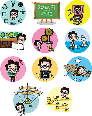 캐릭터 남자 화분 스티커 일러스트 엑스레이 직업캐릭터 여러명 성인 세트 재활용 비행 땅 로봇 과학자 톱니바퀴 북극곰 지구온난화 발명 일러캐릭터 AI파일 직업 과학 다수 곰 의학 사람 친환경 기후변화 학자 파일형식 벡터