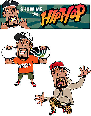 전신 남자 음악 일러스트 직업캐릭터 힙합 들기 성인 세명 가수 스노우보드 힙합가수 허세 일러캐릭터 AI파일 직업 캐릭터 컨셉 모션 문화예술 사람 음악가 보드_스포츠 파일형식 벡터