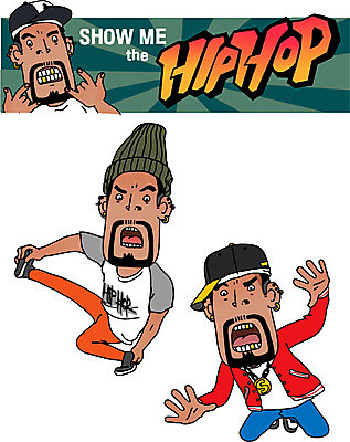 전신 남자 음악 일러스트 직업캐릭터 힙합 성인 세명 가수 춤 비보이 힙합가수 허세 일러캐릭터 AI파일 직업 캐릭터 컨셉 문화예술 사람 음악가 파일형식 벡터