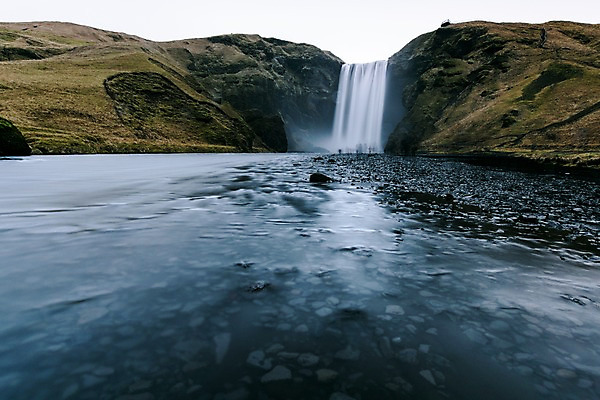 포토 JPG 주간 해외풍경 유럽 유럽풍경 아이슬란드 풍경 사람없음 야외 강 절벽 폭포 스코가폭포 국내포토 자연요소 해외 나라 자연 파일형식