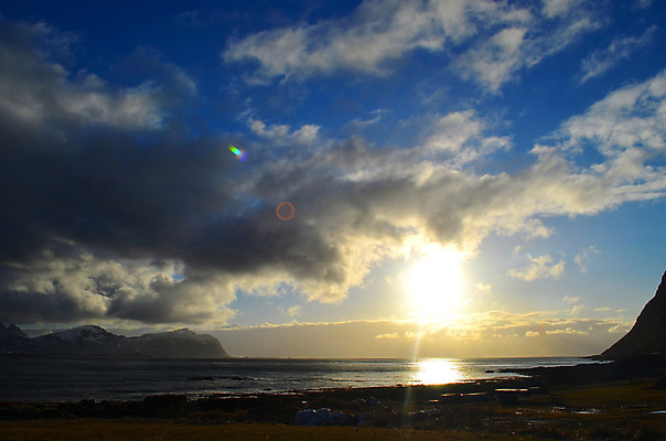 포토 JPG 해외이미지 노르웨이 풍경 사람없음 빛 태양 일몰 저녁 해외202004 해외포토 자연요소 유럽 노을 야간 파일형식 이미지허브