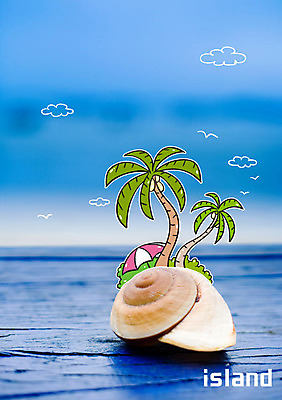 구름 여행 포토일러 해변 사람없음 여름 여름휴가 바캉스 야자수 파라솔 소라 이미지편집 AI파일 자연요소 나무 편집이미지 계절 바다 휴가 어패류 파일형식 벡터 여름_계절