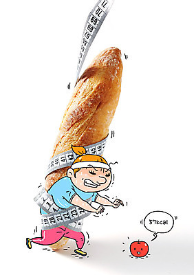 여자 음식 말풍선 다이어트 포토일러 줄자 한명 성인 운동 사과 바게트 비만 칼로리 이미지편집 AI파일 편집이미지 1 빵 과일 자 건강 사람 몸매 파일형식 벡터