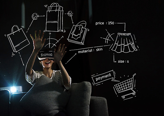 여자 말풍선 쿠션 포토일러 한명 웃음 성인 쇼핑 치마 소파 쇼핑백 쇼핑카 한국인 스마트 3D안경 빔프로젝트 가상현실 VR기기 이미지편집 AI파일 편집이미지 1 안경 컨셉 의자 가방 하의 표정 사람 동양인 기계 카트 파일형식 벡터