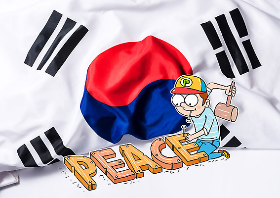 남자 포토일러 한국 한명 평화 못 망치 태극기 사회이슈 못질 이미지편집 AI파일 편집이미지 1 아시아 컨셉 사람 공구 국기 파일형식 벡터