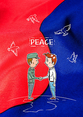 전신 남자 포토일러 악수 한국 협상 서기 성인 두명 옆모습 평화 군인 태극기 사회이슈 비둘기 태극 이미지편집 AI파일 편집이미지 직업 문양 아시아 뷰포인트 컨셉 비즈니스 모션 조류 사람 손짓 국기 국군 파일형식 벡터