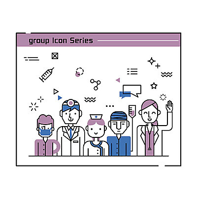 여자 남자 말풍선 일러스트 의학 주사기 여러명 손들기 간호사 의사 그룹 분자구조 국내일러스트 AI파일 다수 의료기기 모션 사람 의료진 파일형식 벡터