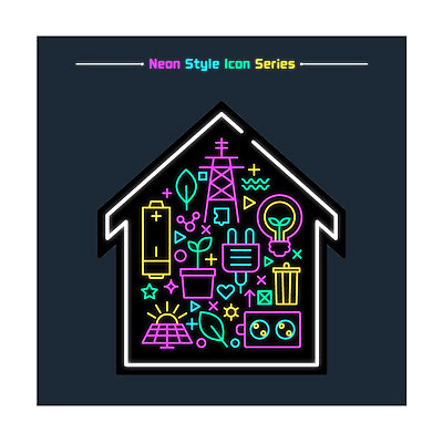 일러스트 전구 나뭇잎 사람없음 태양 새싹 자연보호 그린캠페인 쓰레기통 그린에너지 플러그 전기에너지 건전지 태양에너지 네온 집열판 집모양 국내일러스트 AI파일 자연요소 모양 식물 캠페인 잎 자연 에너지 보호 파일형식 벡터