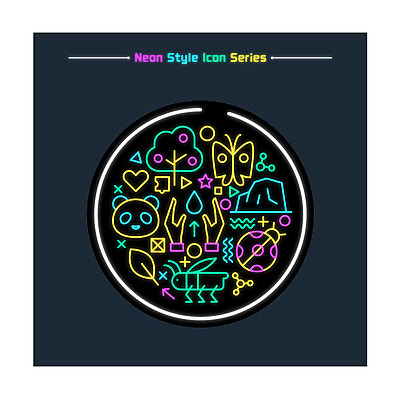 나무 손 나비 일러스트 자연 나뭇잎 사람없음 판다 네온 무당벌레 국내일러스트 AI파일 식물 곤충 잎 곰 신체부위 생태계 파일형식 벡터