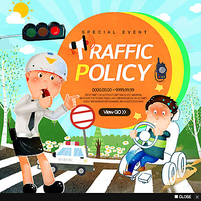 전신 PSD 템플릿 남자 꽃 웹템플릿 자동차 팝업 이벤트팝업 웹팝업 이벤트 성인 두명 횡단보도 경찰 신호등 교통안전 경찰차 이미지템플릿 식물 직업 육상교통 안전 사람 보행로 파일형식