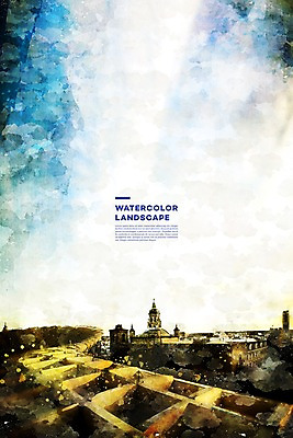 주간 PSD 해외풍경 유럽 일러스트 하늘 수채화 풍경 사람없음 야외 건물 관광지 스페인 번짐 감성 랜드마크 안달루시아 세비아 국내일러스트 자연요소 해외 건축물 나라 여행 컨셉 파일형식 효과