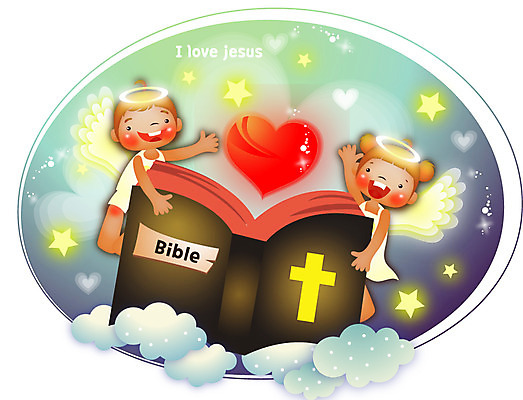 전신 구름 여자 남자 별 기독교 종교 어린이 일러스트 천사 사랑 웃음 두명 성경 하트 국내일러스트 AI파일 자연요소 모양 감정 종교용품 표정 사람 파일형식 벡터