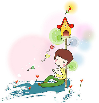 전신 남자 기독교 종교 어린이 일러스트 안기 사랑 한명 웃음 들기 기댐 우체통 하트 편지 국내일러스트 AI파일 모양 1 감정 모션 표정 사람 파일형식 벡터