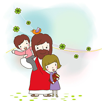 전신 여자 남자 기독교 종교 어린이 일러스트 안기 조류 나뭇잎 사랑 웃음 성인 세명 성경 예수 네잎클로버 국내일러스트 AI파일 식물 동물 감정 잎 종교용품 모션 표정 사람 신_종교 클로버 파일형식 벡터