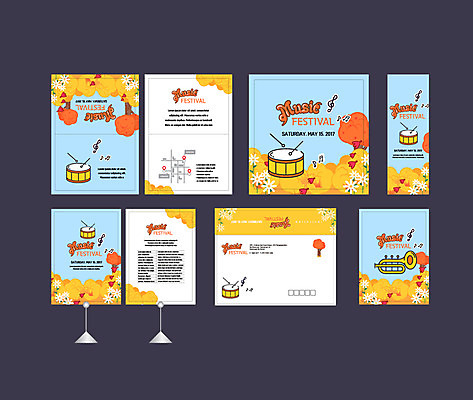 템플릿 배너템플릿 악기 음표 이벤트 사람없음 세트 축제 현수막 북 전단 엽서 초대장 트럼펫 약도 음악축제 소봉투 행사세트 행사템플릿 AI파일 기호 배너 음악 지도 편지봉투 타악기 카드_감사 편지 금관악기 홍보물 파일형식 벡터