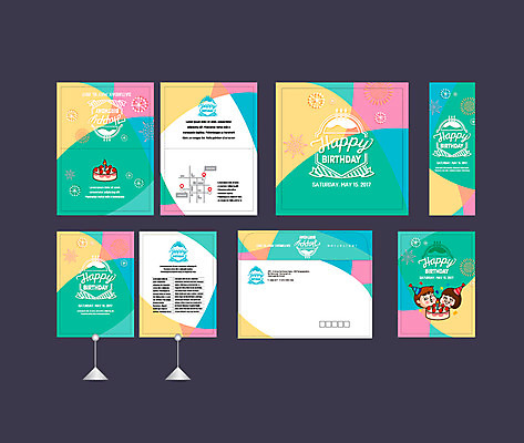 템플릿 배너템플릿 여자 남자 얼굴 폭죽 이벤트 두명 세트 케이크 현수막 축하 생일 전단 엽서 초대장 약도 해피버스데이 소봉투 행사세트 행사템플릿 AI파일 배너 기념일 컨셉 지도 디저트 편지봉투 카드_감사 사람 신체부위 편지 홍보물 파일형식 벡터