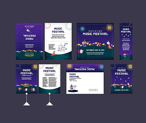 템플릿 배너템플릿 폭죽 불꽃놀이 사람 이벤트 여러명 세트 축제 연주자 현수막 기타 강아지 전단 엽서 초대장 약도 반려 음악축제 소봉투 행사세트 행사템플릿 AI파일 배너 음악 다수 지도 놀이 현악기 편지봉투 카드_감사 반려동물 음악가 개 편지 홍보물 파일형식 벡터