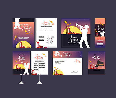 템플릿 배너템플릿 실루엣 악기 음악 연주 나뭇잎 이벤트 사람없음 세트 축제 가을 현수막 건반 피아노 나팔 전단 엽서 초대장 약도 재즈 음악축제 소봉투 행사세트 행사템플릿 예술축제 AI파일 배너 계절 예술 잎 지도 문화예술 편지봉투 카드_감사 촬영기법 건반악기 편지 홍보물 파일형식 벡터