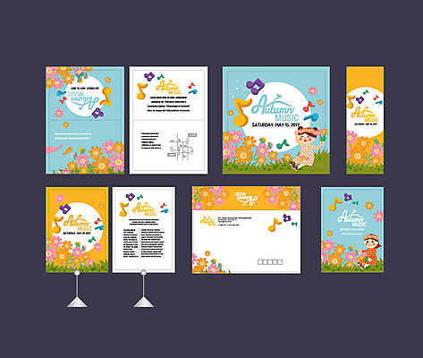 전신 템플릿 배너템플릿 여자 꽃 어린이 음악 음표 이벤트 두명 세트 축제 가을 현수막 전단 엽서 초대장 약도 음악축제 소봉투 행사세트 행사템플릿 예술축제 AI파일 식물 기호 배너 계절 예술 지도 문화예술 편지봉투 카드_감사 사람 편지 홍보물 파일형식 벡터