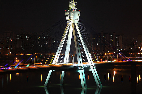 포토 JPG 야경 한국 빌딩 사람없음 야외 강 도시 한강 가교 국내포토 건축물 아시아 서울 건물 야간 랜드마크 파일형식 풍경_경치