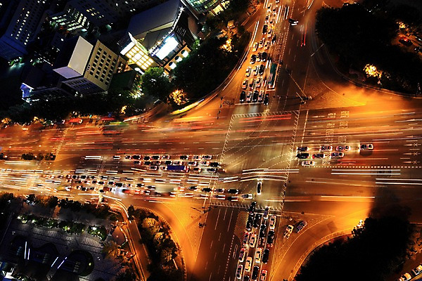 포토 JPG 야경 자동차 한국 빌딩 사람없음 야외 도시 도심 교차로 국내포토 아시아 길 육상교통 건물 야간 파일형식 풍경_경치