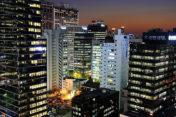 포토 JPG 야경 하늘 한국 빌딩 사람없음 야외 고층빌딩 일몰 도시 도심 국내포토 아시아 건물 노을 야간 파일형식 풍경_경치