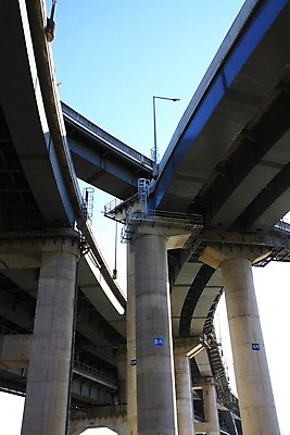 포토 JPG 주간 로우앵글 하늘 한국 풍경 사람없음 야외 도시 고가도로 국내포토 자연요소 아시아 뷰포인트 고속도로 파일형식