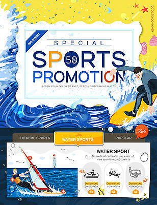 PSD 템플릿 남자 스포츠 파도 바다 웹템플릿 요트 이벤트페이지 이벤트 두명 수상스포츠 서핑보드 스쿠버다이빙 수상스키 이미지템플릿 배_교통 사람 보드_스포츠 페이지 파일형식