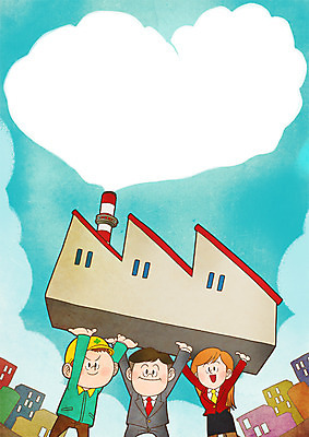 PSD 여자 남자 일러스트 공장 하늘 협력 노동자 프레임 직장 들기 정장 상반신 성인 건물 세명 하트 화합 노사화합 노사관계 프레임일러스트 하트프레임 국내일러스트 모양 직업 건축물 옷 회사 비즈니스 공업 모션 사람 파일형식