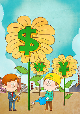 전신 PSD 남자 꽃 일러스트 공장 하늘 협력 노동자 직장 정장 성인 두명 건물 달러 원화 화폐기호 엔 물주기 화합 노사화합 노사관계 가지치기 국내일러스트 식물 직업 건축물 기호 옷 돈 회사 비즈니스 공업 모션 사람 화폐 원예 파일형식